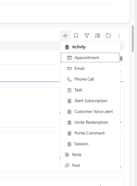 Accessing the Contact Request Section